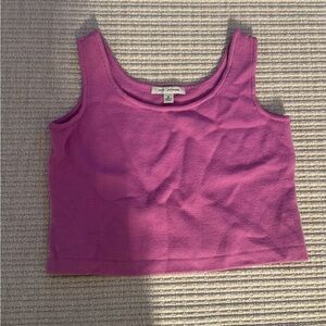 St. John Vibrant Pink Crop Top